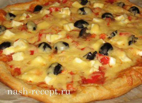 Пицца без названия | кулинарный рецепт