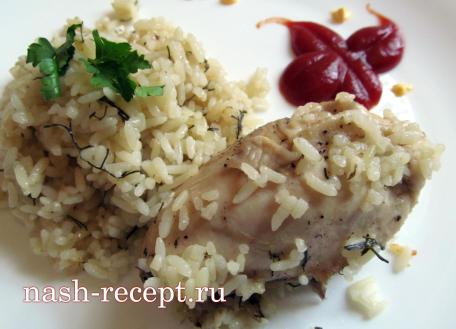 Курица в пиве с рисом | кулинарный рецепт